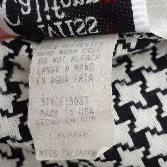 MISS CALIFORNIA APPAREL VINTAGE DRESS - Picture 8 of 8